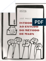 NETTO, José Paulo. Introdução Ao Método de Marx.