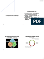 Ecological Landscape Design: Environmental Crisis