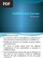 Indifference Curves: DR - Usha Nori