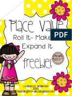 Place Value: Roll It-Make It - Expand It