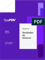 Relatório de Novidades - SysPDV - (Ciclo 19.n.11)