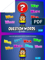 Question Words Fun Activities Games Games 70113