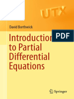 2016 - Introduction to Partial Differential Equations - Borthwick