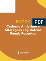 E-book com alterações legais penais recentes