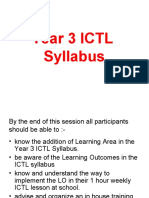 Year 3 ICTL Syllabus