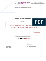 Rapport de Stage D'initiation (ENSEM)