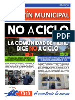 Libro Municipal Tiltil Mes de Agosto