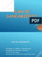 Ejm Plan de Sanemiento Enfoque, Desinfeccion