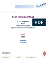 Me 321: Fluid Mechanics-I: Dr. A.B.M. Toufique Hasan