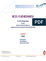 Me 321: Fluid Mechanics-I: Dr. A.B.M. Toufique Hasan