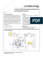 LD7530M/LD7530N: Green-Mode PWM Controller With Programmable OLP Delay Time and Integrated Protections