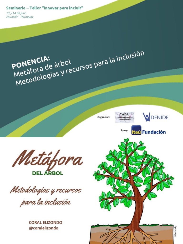 Metafora Del Arbol Coral Elizondo PDF Aprendizaje Memoria