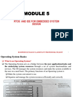 Rtos and Ide For Embedded System Design: Roopesh Kumar B N, Assistant Professor, Cse, Ksit