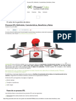 Actividad 2 - Procesos ETL - Definición, Características, Beneficios y Retos