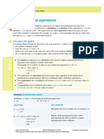 Substitution and Equivalence: Let's Start: AFL Algebra