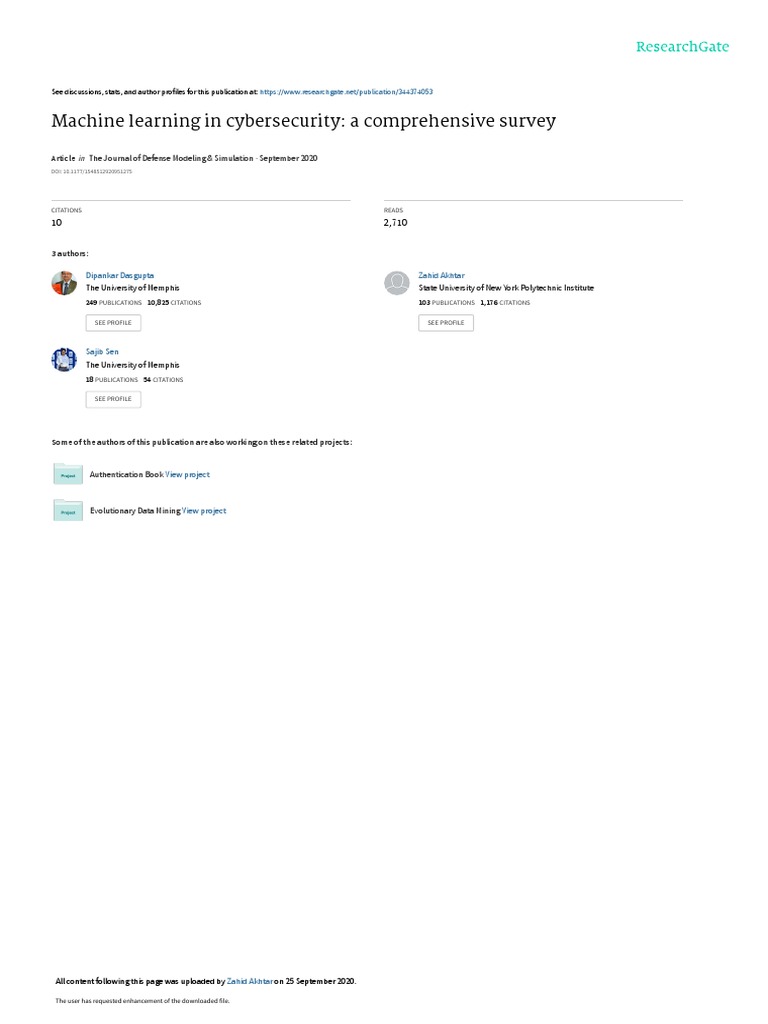 2020 The Journalof Defense Modelingand Simulation Pdf Computer
