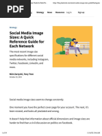 Instagram-Social Media Image Sizes