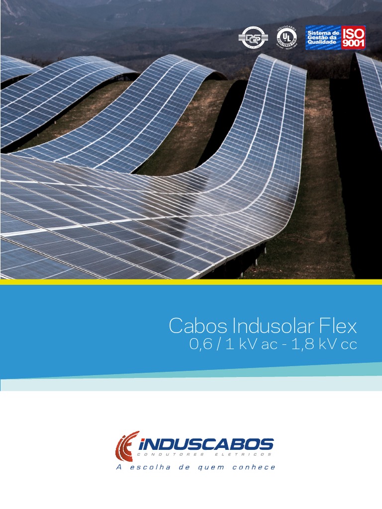 Cabos Indusolar Flex para Sistemas Fotovoltaicos | PDF | Força ...