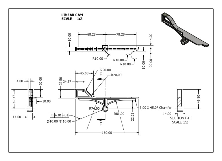 Linear Cam Dimensions and Specifications | PDF