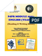 (English Year 4 Unit 2) Module PdPR 1 PPD Beaufort 2021
