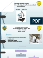 Potenciometría e Introducción A Espectrofotometría