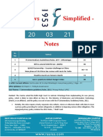 Daily News Simplified - DNS Notes: SL. NO. Topics The Hindu Page No