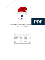 Croatian Open Competition in Informatics: Round 3, December 14 2019