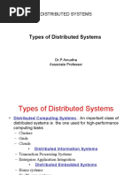 Alternative Client-Server Ations (A) - (E) : Types of Distributed Systems