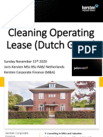 Cleaing Operation Lease