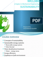 On Sustainability