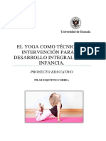 El Yoga Como Técnica de Intervención en La Educación de La Primera Infancia