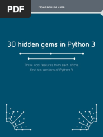 30 Hidden Gems in Python 3