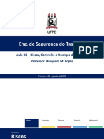 Aula 2 - Riscos, Controles e Doenças Do Trabalho