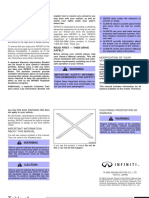 2003 Infiniti FX4535 - Owners Manual