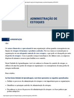 Administração de Estoques