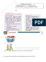 Lectura oral y silenciosa en institución educativa