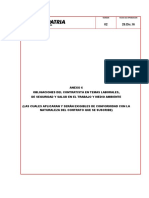 GS-NEG-05 Obligaciones Del Contratista en Materia HSE