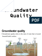 Groundwater Quality Lecture Note