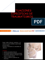 CLASE N°11 -SITUACIONES ESPECIFICAS DE TRAUMATISMOS