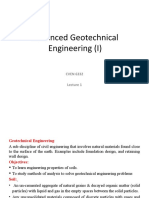 Advanced Geotechnical Engineering (I) : CVEN 6332