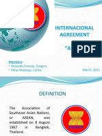 Internacional Agreement "Asean": Members