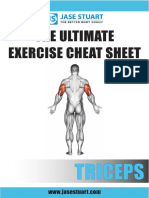 Ultimate Exercise Cheat Sheet - Triceps