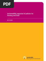 20011201_Sustainability appraisal of policies for farming and food