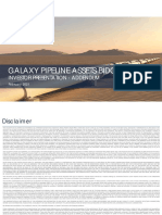 Galaxy Pipeline Assets Bidco Limited: Investor Presentation - Addendum