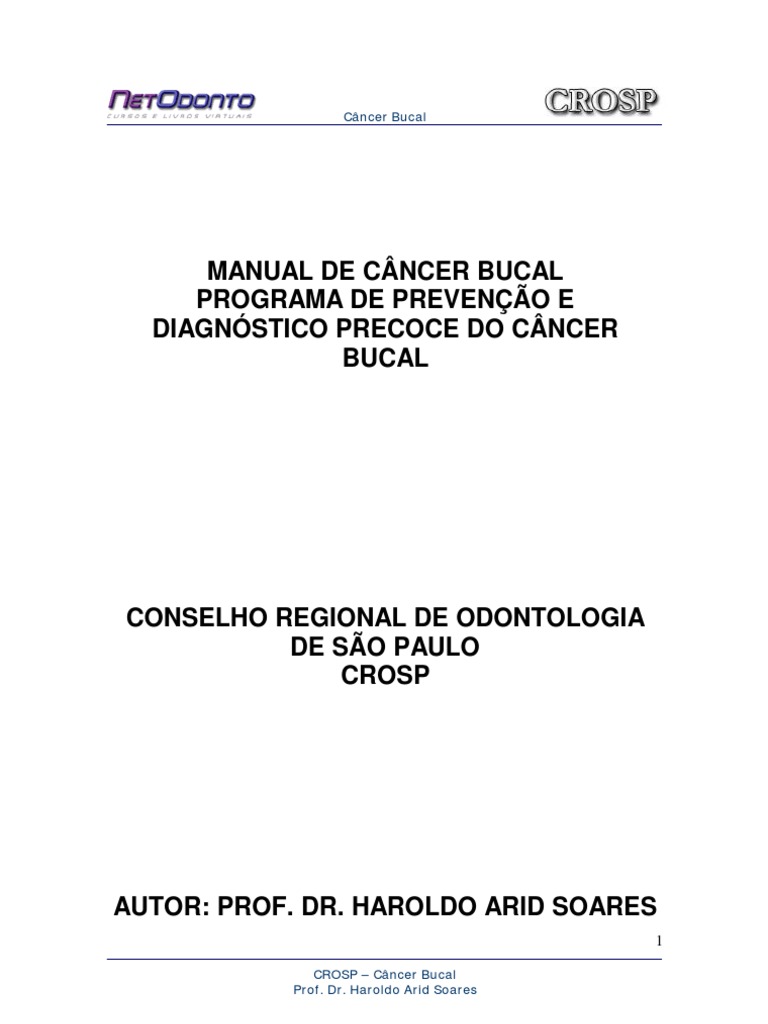 Manual Cancer Bucal | PDF | Câncer | Cigarro, image size:768x1024