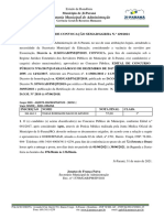 Edital de Convocação n. 129 - 2021 - Concurso 2017 - Decreto n. 14995-Gab-pm-jp-2021- Exoneração de Rodrigo Avelino Araujo