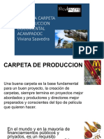 Rol de La Carpeta de Produccion Documental Acampadoc Viviana Saavedra