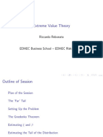 Lecture 9 - Extreme Value Theory