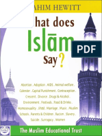Hewitt - What Does Islam Say (4th Edition, 2004)
