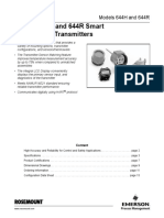 Transmisor de Temperatura - Rosemount - 644H